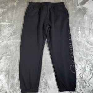 Grambling University Sweatpants Mens XL Black Mitchell Ness Gym Training Joggers